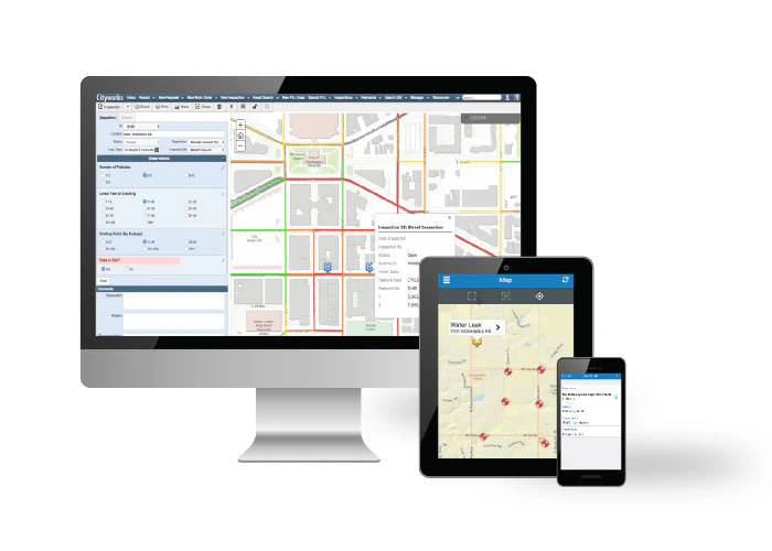 screenshot of Trimble Cityworks